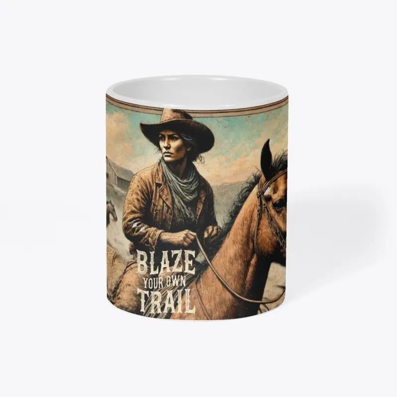 Blaze Your Own Trail Cowgirl